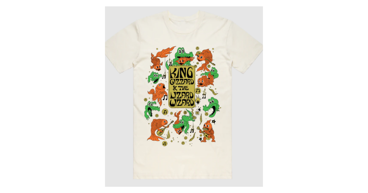 King Gizzard tee AMTD Moshtix