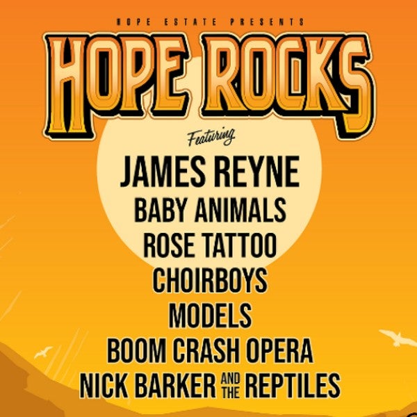 20% off Hope Rocks at Hope Estate Tickets