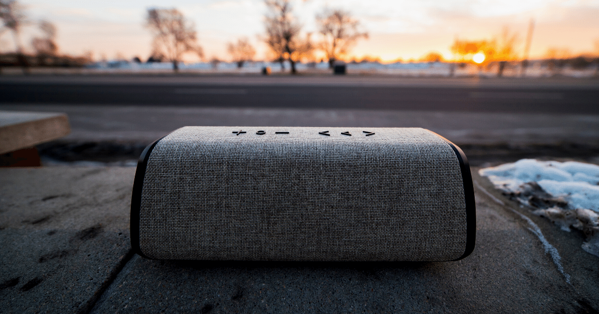 Bluetooth speaker an essential camping item