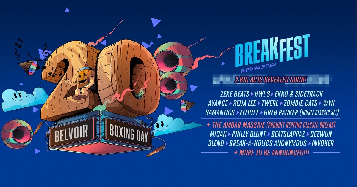 Breakfest Celebrates 20 Years With Zeke Beats, HWLS, Ekko & Sidetrack And More 