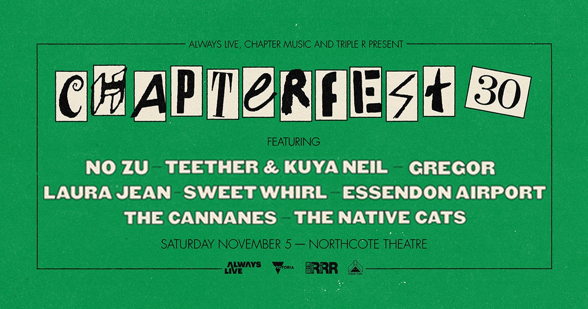 Celebrate 30 Years of Chapter Music With A Huge All Day Party In Melbourne