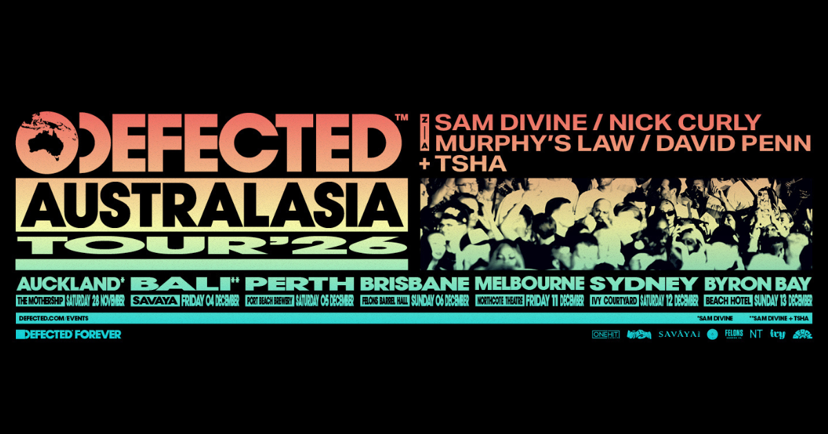 Defected Returns To Australasia For Its Biggest Tour Yet