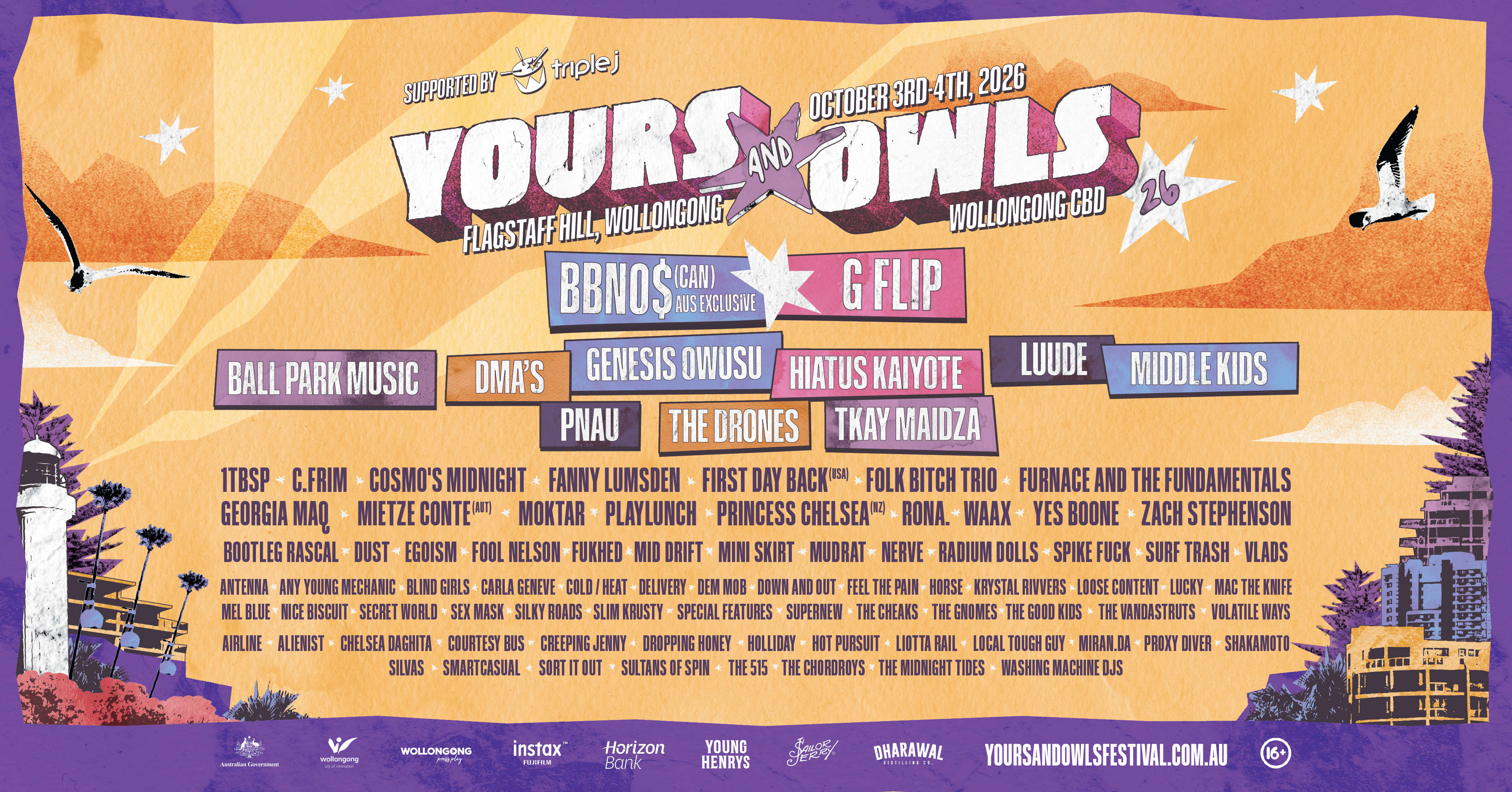 Yours & Owls Festival Drops Their Epic Lineup With BBNO$, G Flip & More! 