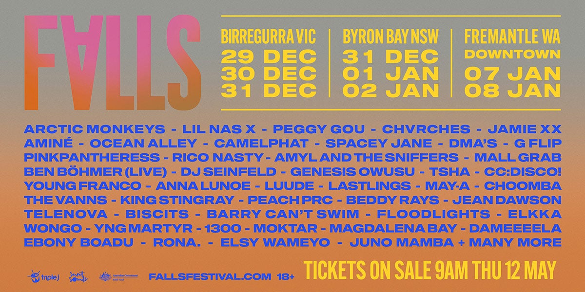 Falls Tickets On Sale Now! Breaking News Moshtix