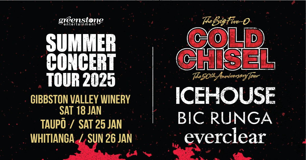 Cold Chisel, Icehouse, Bic Runga And Everclear To Headline The Summer Concert Tour
