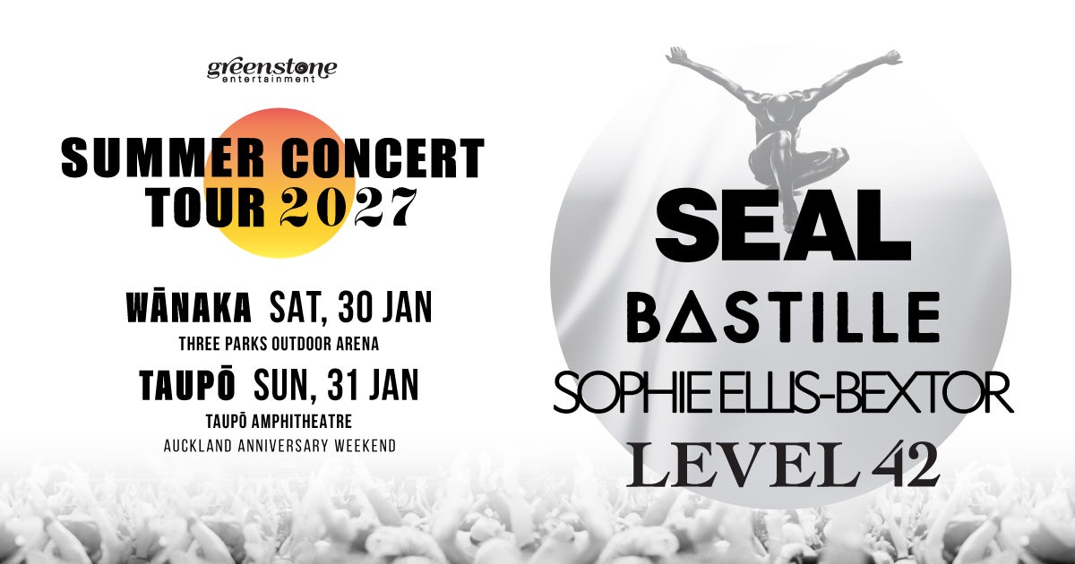 Greenstone Entertainment’s Summer Concert Tour Is Back In 2027 With Seal, Bastille & More!