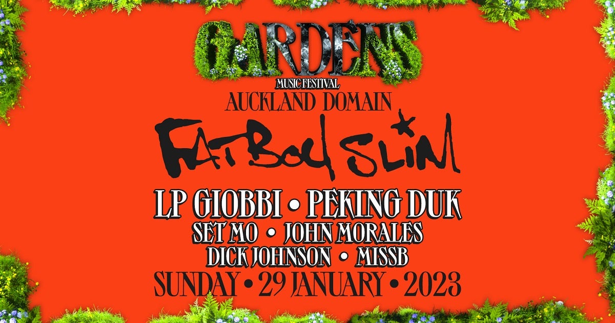 Find Out Who Will Be Joining Fatboy Slim at Gardens Music Festival Auckland