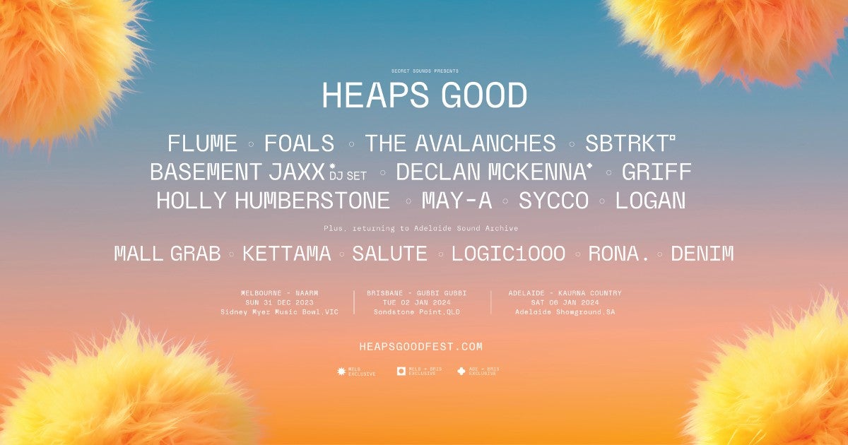 Heaps Good Drops Huge Lineup For 2024