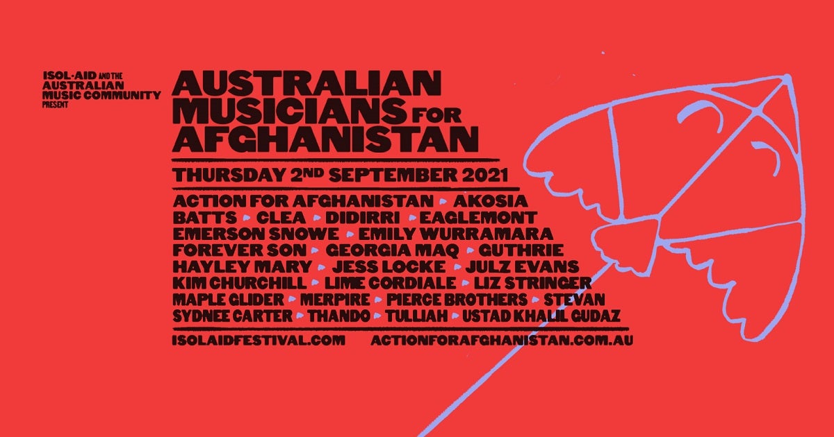 Online Streaming Festival Isol-Aid Are Hosting A Digital Fundraiser Event For Afghanistan Tomorrow