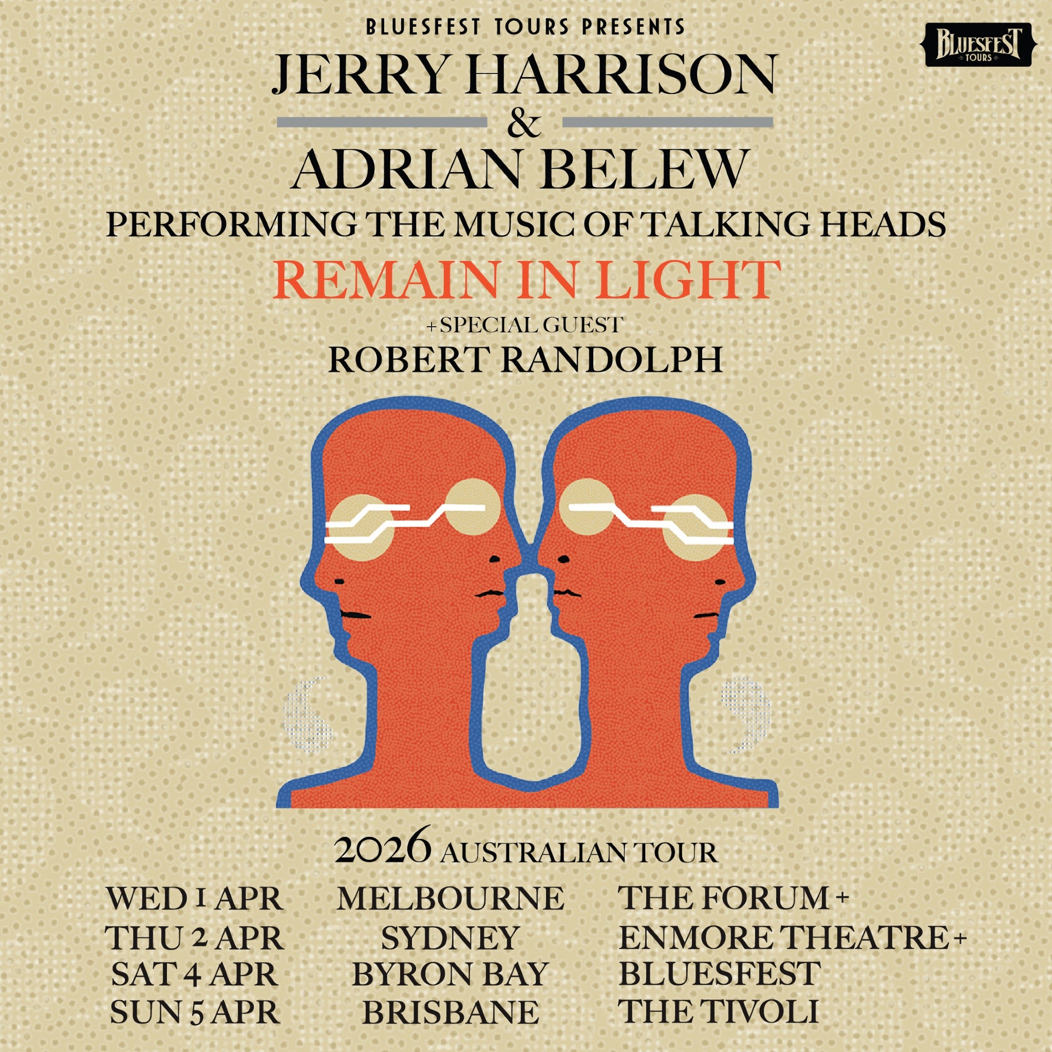 Jerry Harrison & Adrian Belew Remain In Light
