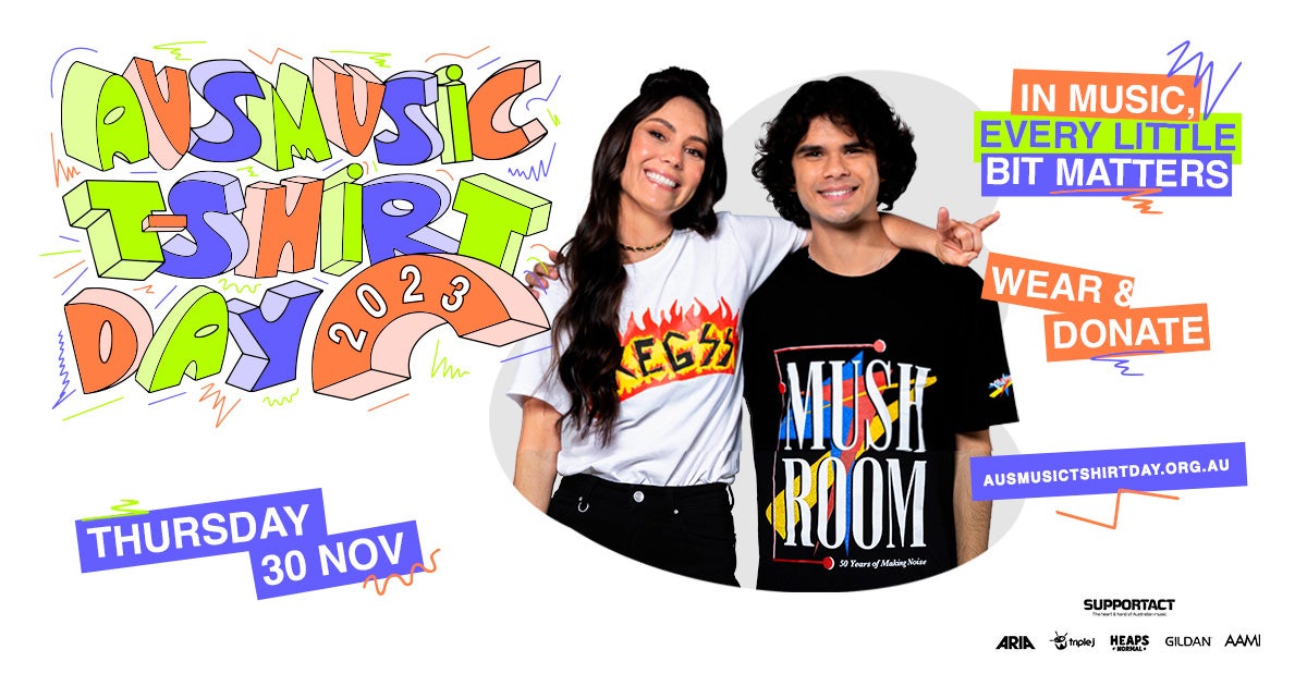 Amy Shark, Budjerah and Jimmy Barnes Show Their Act Of Support For Ausmusic T-Shirt Day