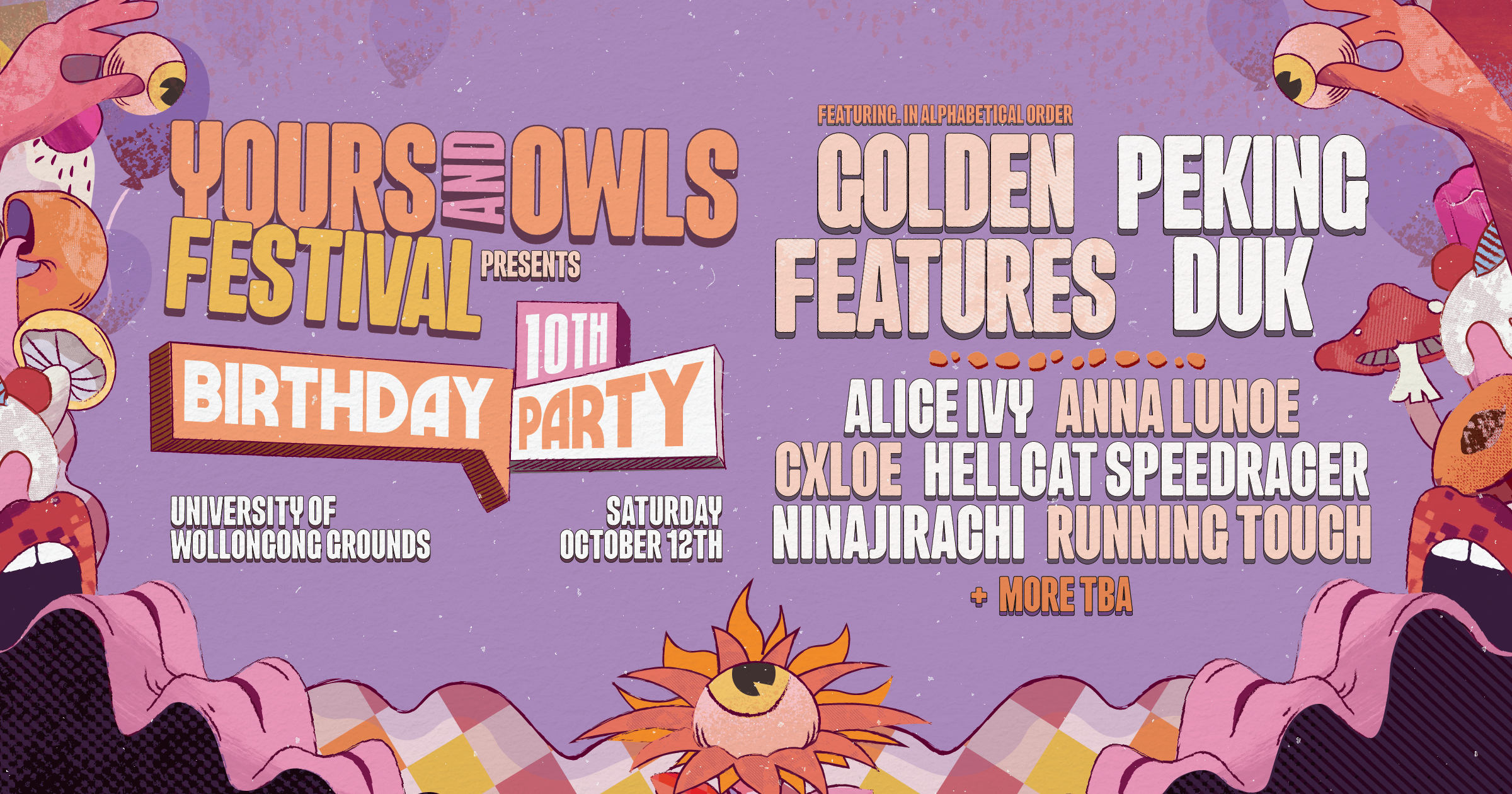 You're Invited To Yours & Owls 10th Birthday With An Epic Lineup!
