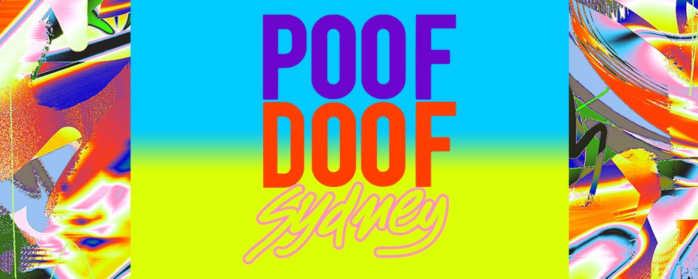 POOF DOOF: Pride Opening Party poster