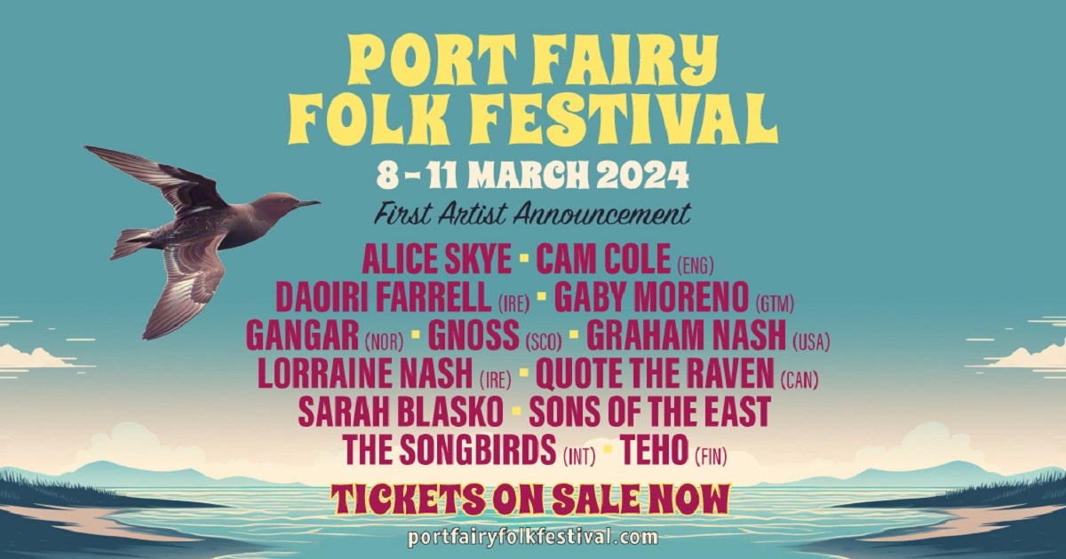 Port Fairy Folk Festival Announces First Artist Lineup For 2024
