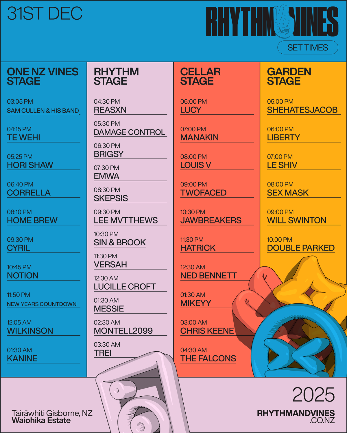 SET TIMES