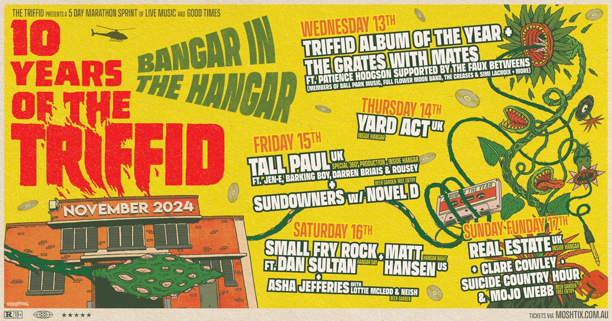 The Triffid Is Turning 10 With An Epic Birthday Lineup This November!