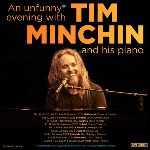 An Unfunny Evening with Tim Minchin and his Piano