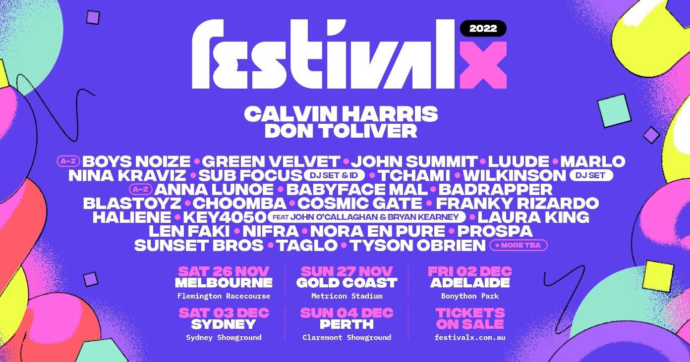 Calvin Harris And Don Toliver Are Headlining Festival X 2022