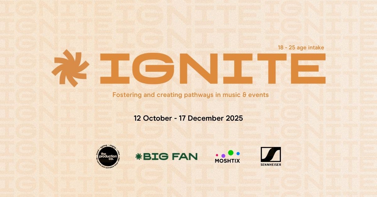 Kickstart Your Music Industry Career With BIG FAN's Ignite Programme In Auckland!