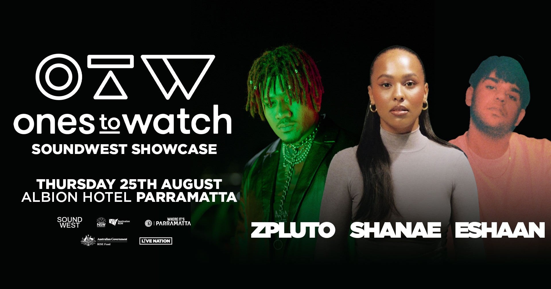 Live Nation’s Ones To Watch Showcase Is Heading To Sydney