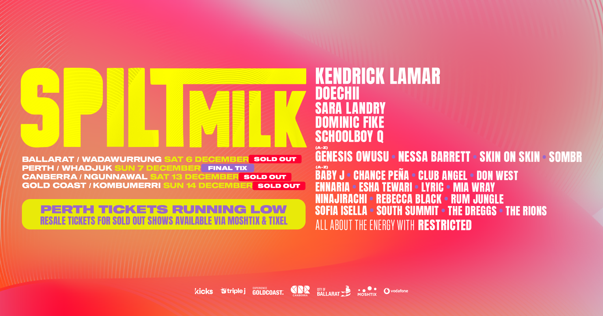 Spilt Milk Adds Even More Energy To Its Stacked Lineup! 