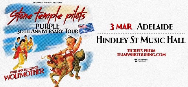 STONE TEMPLE PILOTS - PURPLE 30TH ANNIVERSARY TOUR with special guest WOLFMOTHER