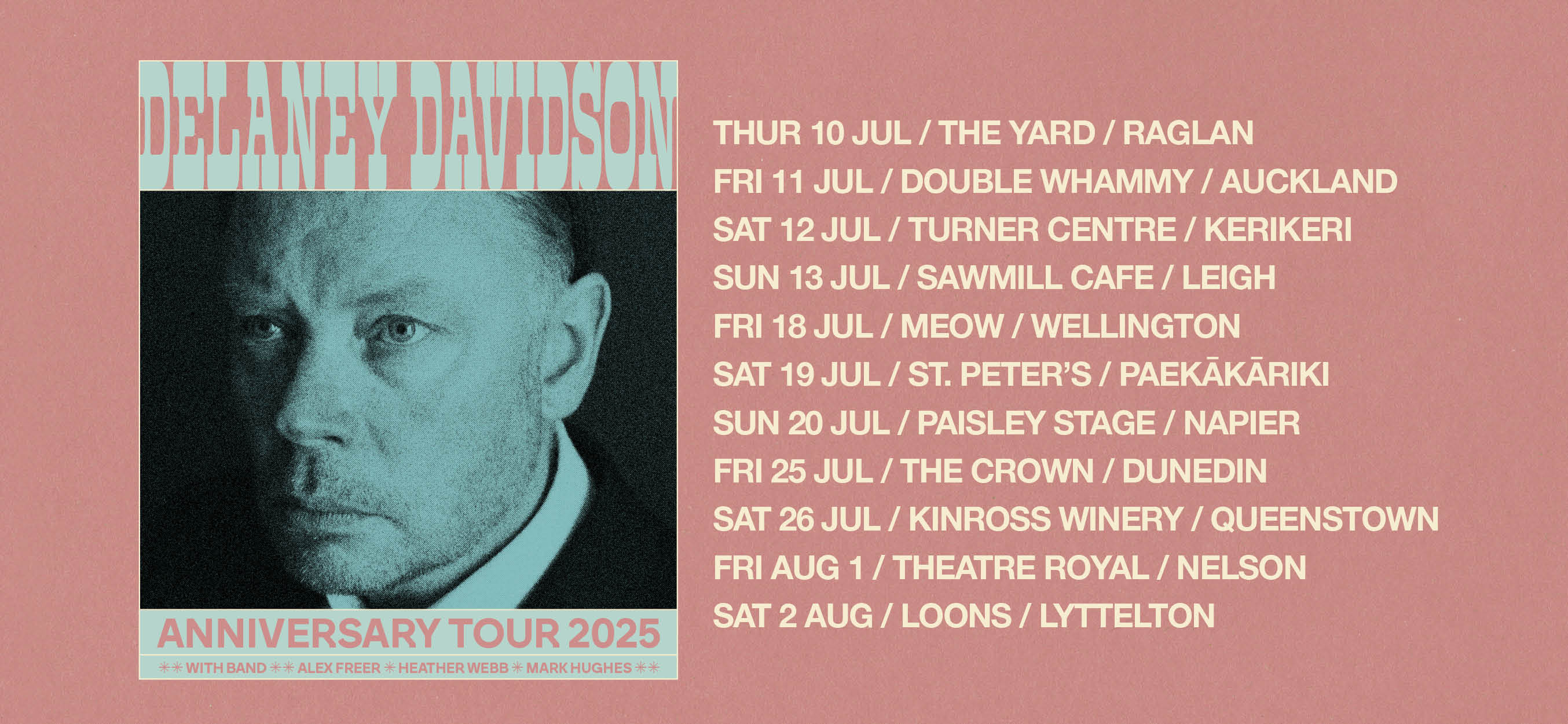 Delaney Davidson Anniversary Tour 2025