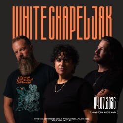White Chapel Jak live at The Tuning Fork - Concert poster