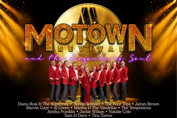 MOTOWN REVIVAL & THE LEGENDS OF SOUL live at Brunswick Ballroom - Concert poster
