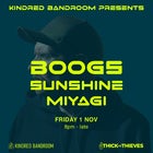 BOOGS (3 HOUR SET) WITH SUNSHINE & MIYAGI