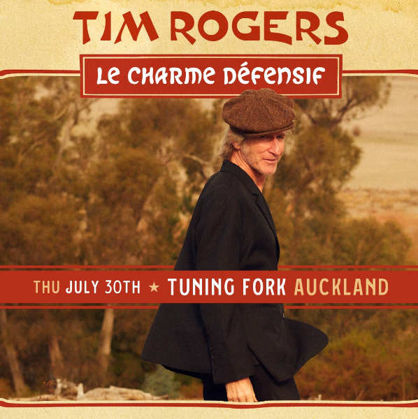 Tim Rogers live at The Tuning Fork - Concert poster