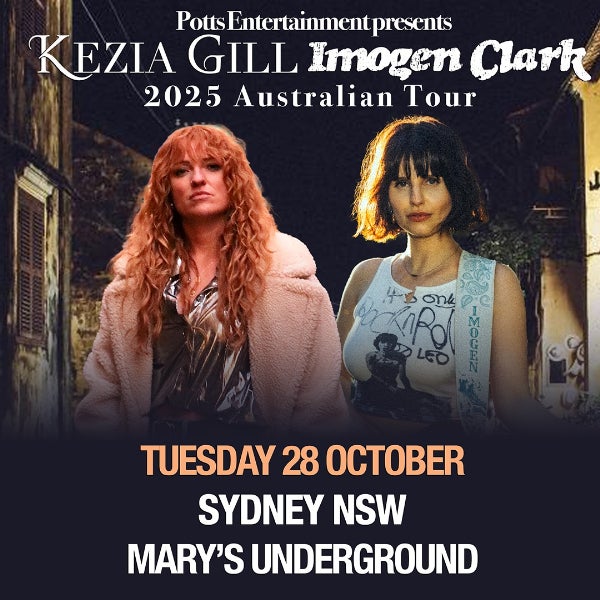Kezia Gill & Imogen Clark 2025 Australian Tour