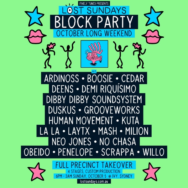 Lost Sundays Block Party ft. Demi Riquísimo, Duskus & More!