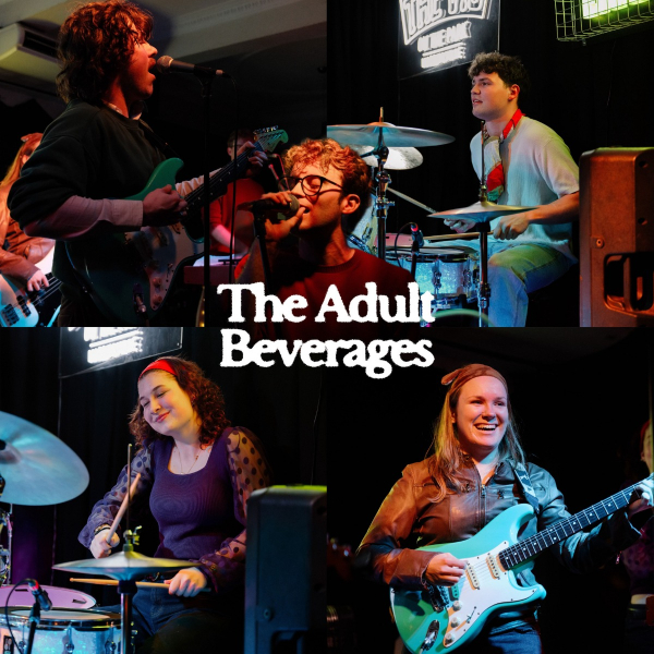 The Adult Beverages live at The Vanguard - Concert poster