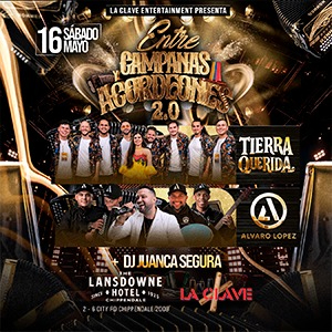 Entre Campanas y Acordeones live at Lansdowne Hotel - Concert poster