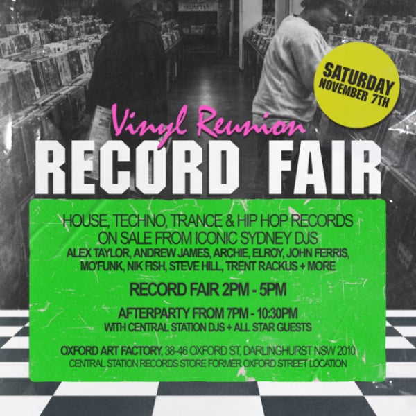 Central Station Records Vinyl Reunion Record Fair & 50 Years of Central Station Records Party [FREE ENTRY]