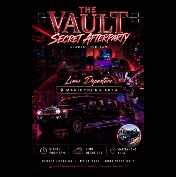 THE VAULT SECRET AFTERPARTY live at New Guernica - Concert poster