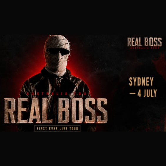 REAL BOSS live at Manning Bar - Concert poster