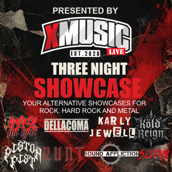 XMUSIC LIVE 3 DAY SHOWCASE PASS live at Soapbox Beer - Concert poster