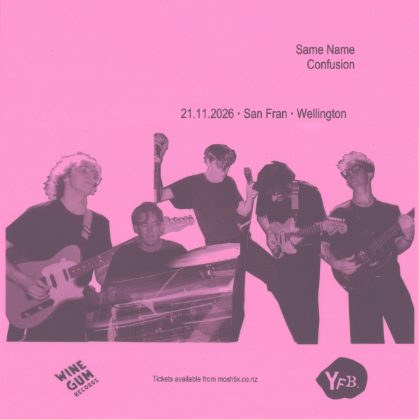 Same Name Confusion [NZ/AUS] - Pōneke live at San Fran - Concert poster