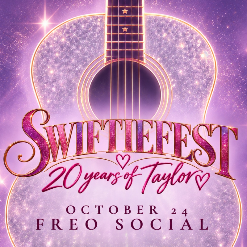 Swiftie Fest: 20 Years of Taylor live at Freo.Social - Concert poster