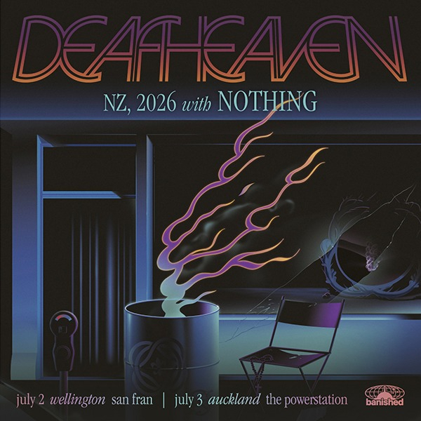 Deafheaven & Nothing live at San Fran - Concert poster