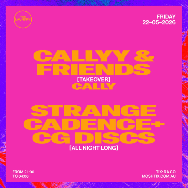Chinese Laundry Invites CALLYY & FRIENDS + STRANGE CADENCE & CG DISCS [ALL NIGHT LONG] live at Chinese Laundry - Concert poster