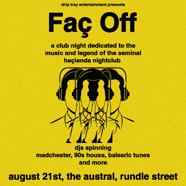 Faç Off (18+) live at The Austral Hotel - Concert poster