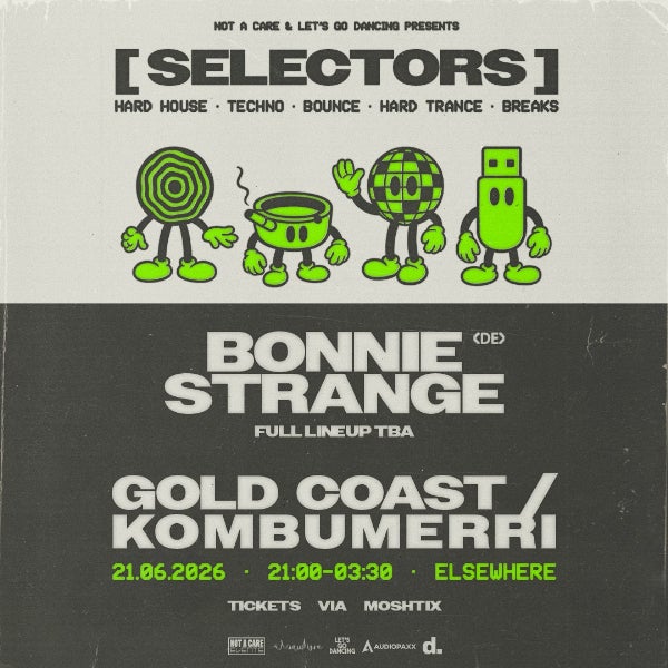 Selectors PRES: Bonnie Strange (DE) at elsewhere