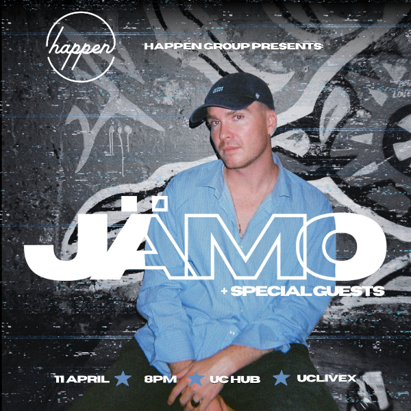 JÄMO @ UC Hub live at UC Hub in Sydney on April 11, 2026 - Concert poster