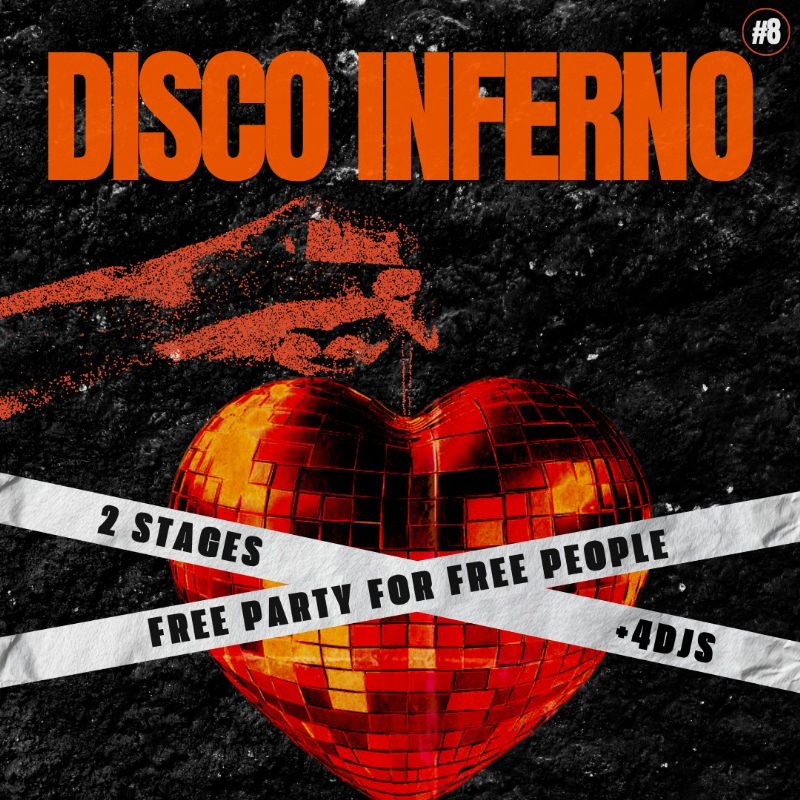 Disco Inferno #8 live at Freo.Social - Concert poster
