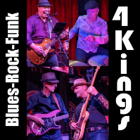 Lvl 1 - 4 KINGS THE BLUES-ROCK-FUNKIN' GOODNESS SHOW live at Lazybones Lounge Restaurant & Bar in Marrickville on March 29, 2026 - Concert poster