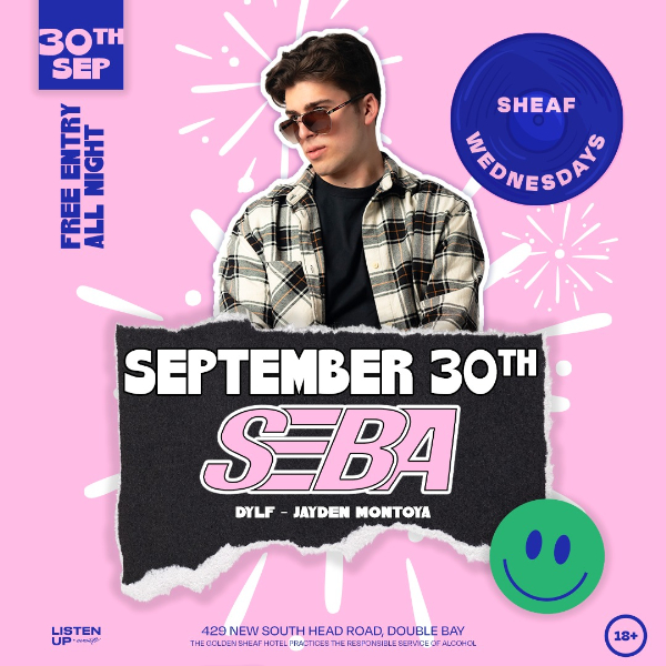 Sheaf Wednesdays | SEPTEMBER 30th 'w' SEBA live at The Golden Sheaf - Concert poster