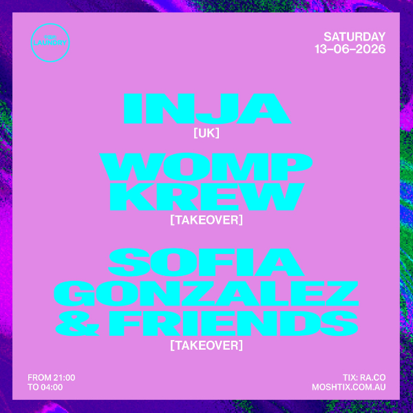 Chinese Laundry Invites WOMP KREW FT INJA [UK] + SOFIA GONZALEZ & FRIENDS live at Chinese Laundry - Concert poster